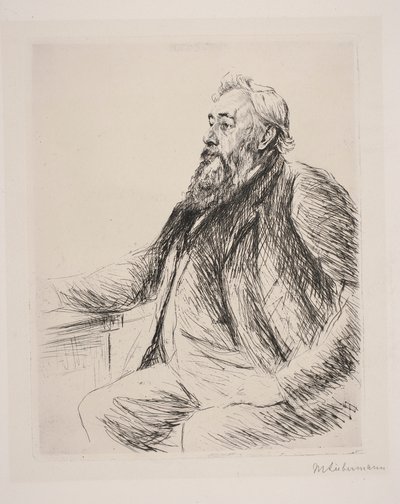 Portræt af Brinckmann af Max Liebermann