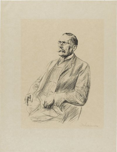 Portræt af Wilhelm Bode (1845–1929) af Max Liebermann
