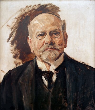 Portræt af Emil Moritz Rathenau 1838-1915, 1907. af Max Liebermann