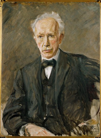 Portræt af komponisten Richard Strauss (maleri på lærred) af Max Liebermann