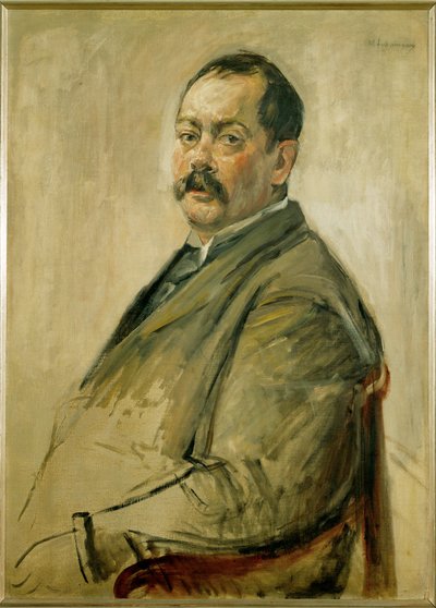 Portræt af maleren Lovis Corinth (maleri på lærred) af Max Liebermann