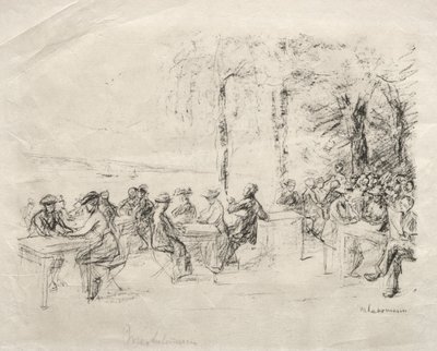 Waterfront Restaurant. af Max Liebermann