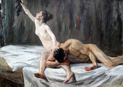 Samson og Delila af Max Liebermann