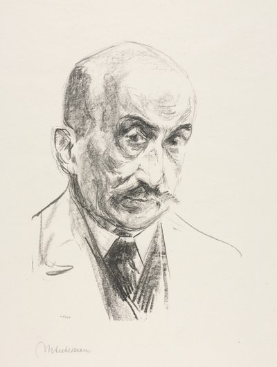 Selvportræt, 1921. af Max Liebermann