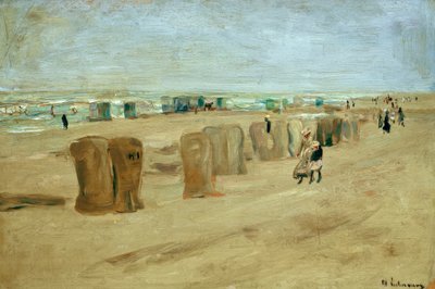 Strandbillede i Noordwijk af Max Liebermann