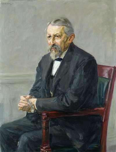 Naturvidenskabsmanden, Hermann Strebel (1834-1914) 1905 (olie på lærred) af Max Liebermann