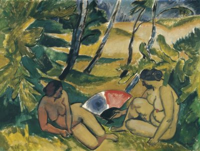 De badende, 1912 af Max Pechstein