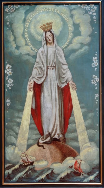 Jomfru Maria som forbeder af Max Pechstein