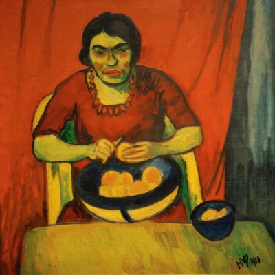 Appelsinskrælleren af Max Pechstein