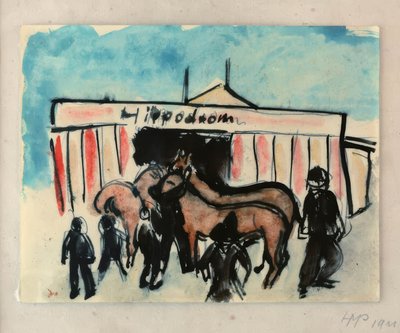 Hippodrom af Max Pechstein