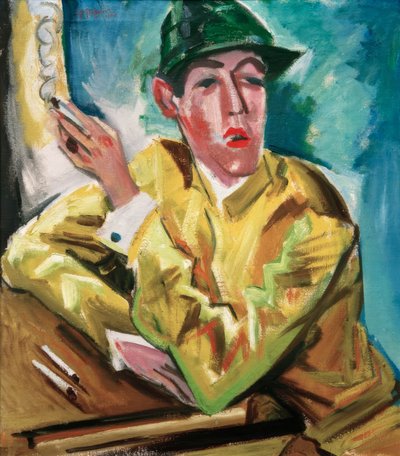 Jockey af Max Pechstein