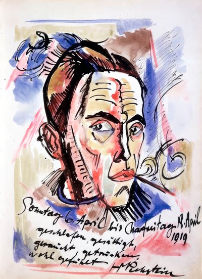 selvportræt af Max Pechstein