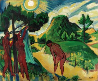 Sommer i Nidden af Max Pechstein