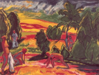 Sommerdag af Max Pechstein