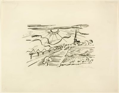 Thüringen, fra rejsebilleder: Italien-Sydhavet af Max Pechstein