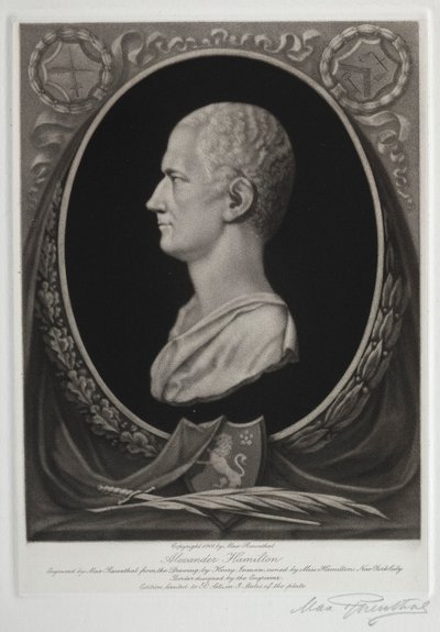 Alexander Hamilton, 1901. af Max Rosenthal