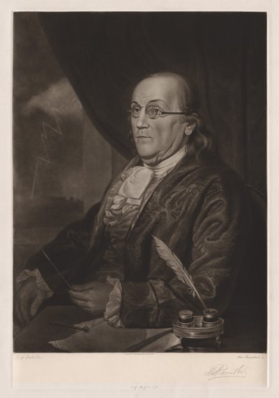 Benjamin Franklin af Max Rosenthal