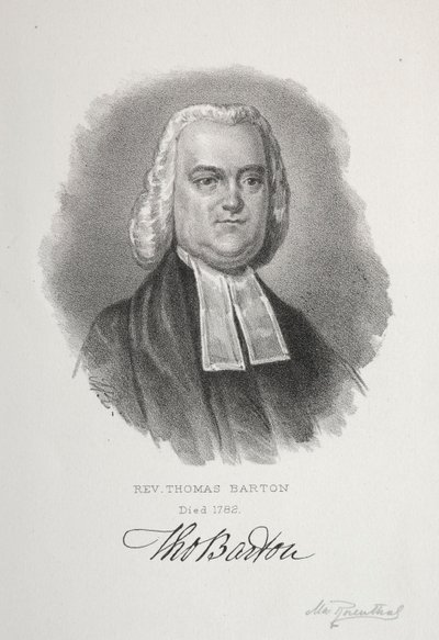 pastor Thomas Barton. af Max Rosenthal