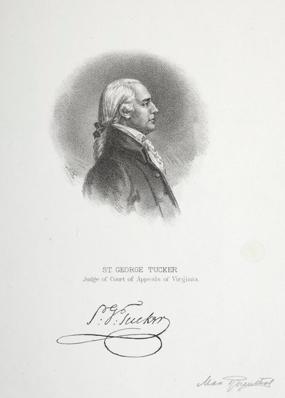 St. George Tucker, dommer ved appelretten i Virginia. af Max Rosenthal