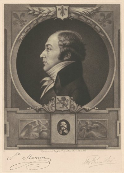 Charles Balthazar Julien Févret de Saint-Mémin af Max Rosenthal, after Charles B.J. Févret de Saint Mémin