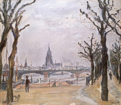 Udsigt over Frankfurt. 1911 af Max Slevogt