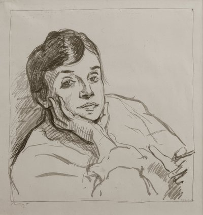 M.Slevogt, Nini Slevogt, kunstnerens hustru af Max Slevogt