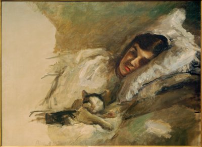 Nini med kat af Max Slevogt