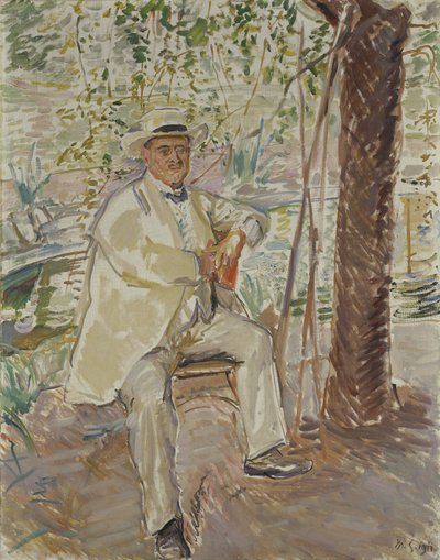 Kunsthistorikeren, professor dr. Karl Voll (1867-1917) 1911 af Max Slevogt