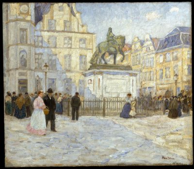 Marktplatz og Jan Wellem af Max Stern