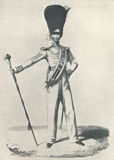 17. Regiment, Trommemajor 1830, 1830 1909 af Maxim Gauci