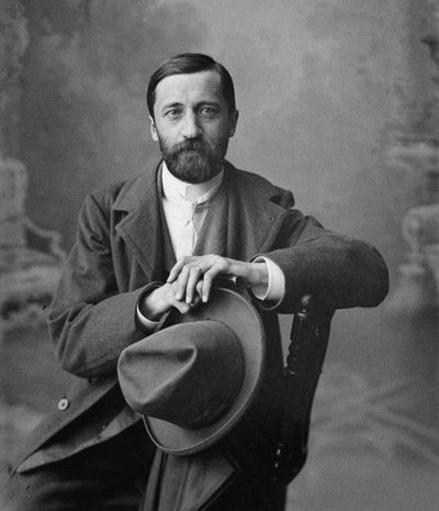 Portræt af Dmitry Merezhkovsky af Maxim Petrovich Dmitriev