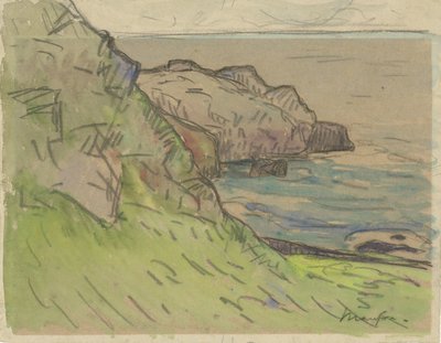 Klippekyst i Bretagne Bretonse kustlandschap af Maxime Camille Louis Maufra