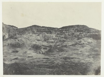 Gournah, Necropolis of Thebes, Thebes, 184951, trykt 1852. af Maxime Du Camp