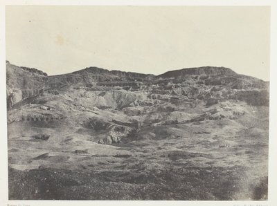 Gournah, Thebens Nekropolis; Theben af Maxime Du Camp