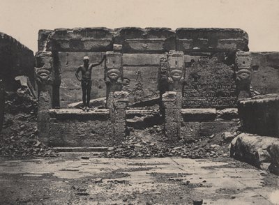 Denderas store tempel (Teutyres), Øvre Egypten af Maxime Du Camp