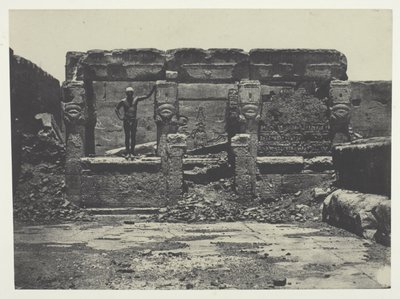 Denderas store tempel (Teutyres), Øvre Egypten af Maxime Du Camp