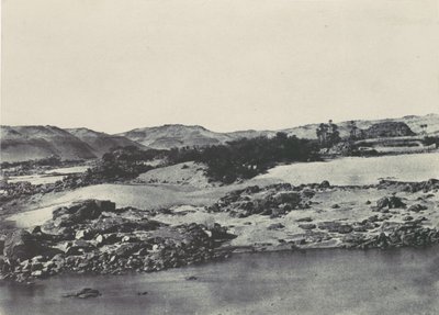 Øvre Egypten. Indgangen til den første grå stær, 1850. af Maxime Du Camp