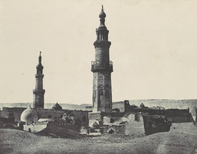 Øvre Egypten. Girgeh. Moskeen i Ali-Bey, 1850. af Maxime Du Camp