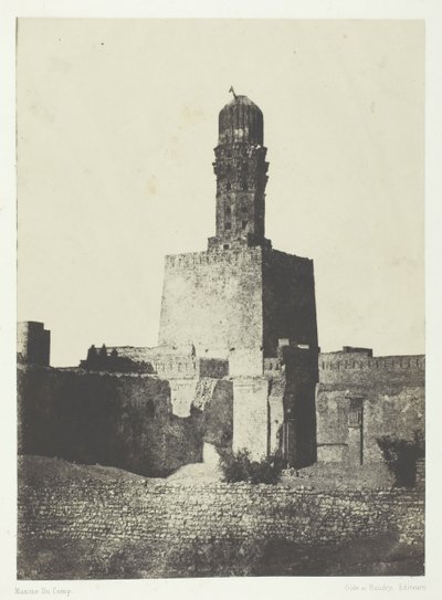Moske af kaliffen Haakem Biamrillah, Cairo, 184951, trykt 1852. af Maxime Du Camp