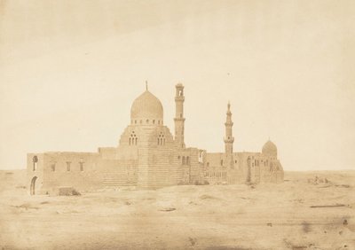 Ayoubitternes moské og grav i Kairo, december 1849-januar 1850. af Maxime Du Camp