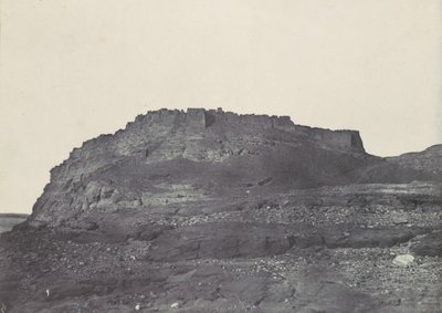 Nubien. Ibrym fæstning antikke Premmis. Udsigt mod syd, 1850. af Maxime Du Camp