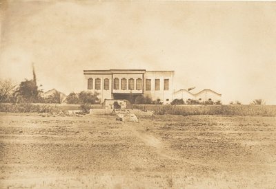 Mehemet-Alis palads i Esné, 1849-50. af Maxime Du Camp