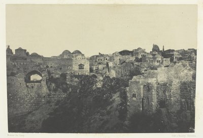Det vestlige kvarter, Jerusalem; Palæstina af Maxime Du Camp