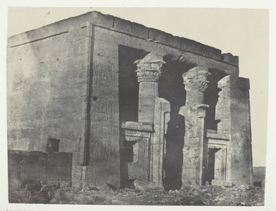 Temple De Dakkeh, Naos, Nubie, 184951, printed 1852. af Maxime Du Camp