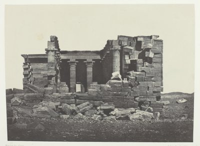 Temple De Maharakkah Hiera Sycaminos Des Grecs, Nubie, 184951, trykt 1852. af Maxime Du Camp