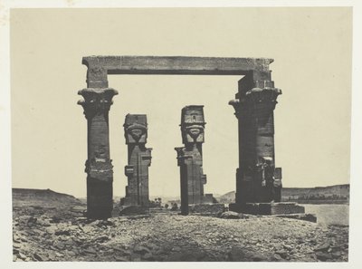 Kardassy-templet, Nubia af Maxime Du Camp