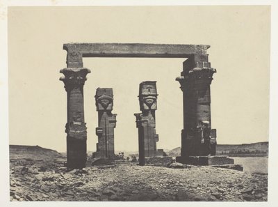 Kardassy-templet, Nubia af Maxime Du Camp