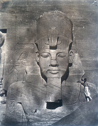 Den kolossale statue af Rameses II, 1852 af Maxime Du Camp