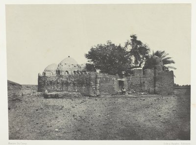 Graven af ​​Cidi-Abdellah-el-Marabout, Øvre Egypten af Maxime Du Camp