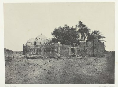 Cidi-Abdellah-el-Marabouts grav, Øvre Egypten, 184951, trykt 1852. af Maxime Du Camp